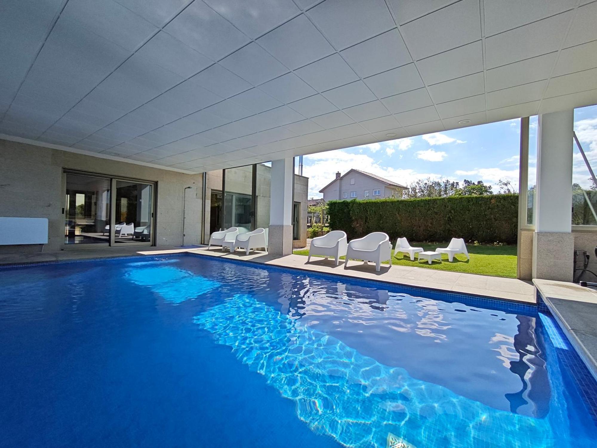 Sanxenxo Casa Rial 47 Con Piscina Climatizada Villa Exterior photo
