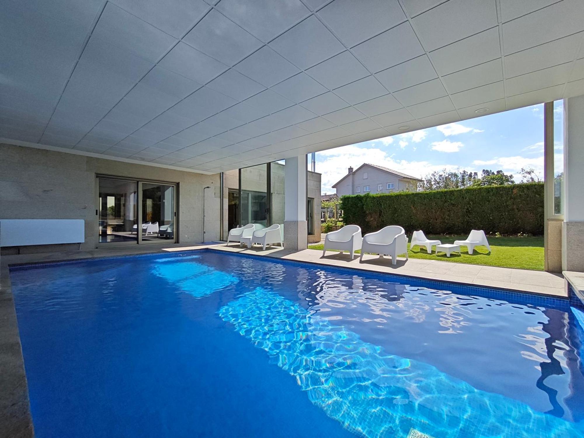 Sanxenxo Casa Rial 47 Con Piscina Climatizada Villa Exterior photo